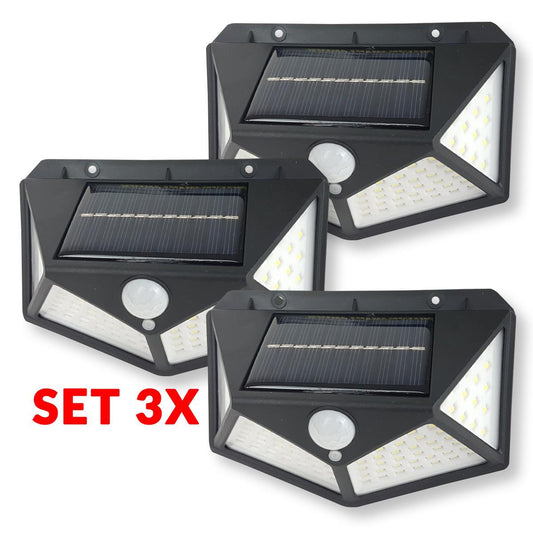 3x solarne svjetiljke sa 110 elemenata